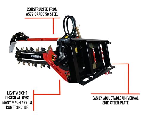 how to use a trencher on a skid steer|best skid steer trencher attachment.